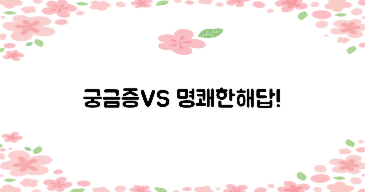 궁금증 vs 명확한 해답