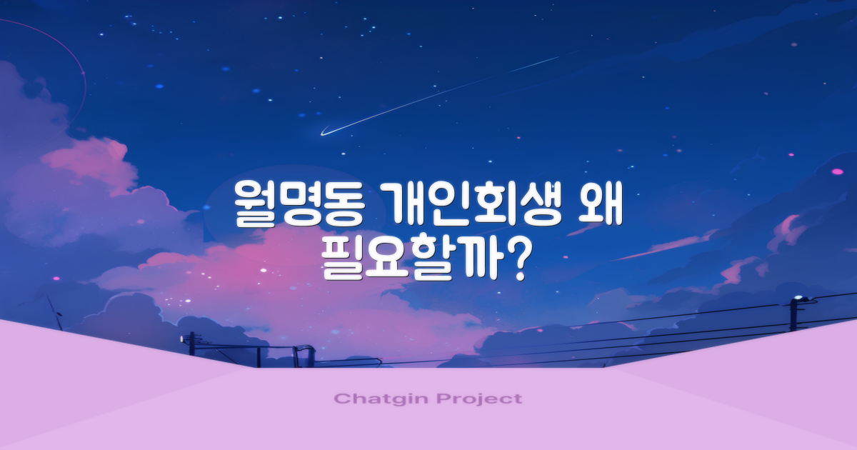 월명동 개인회생, 왜?