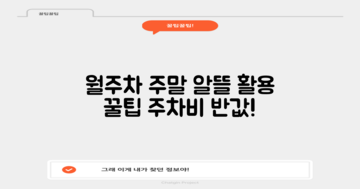 월주차/주말, 어떻게 이용할까요?