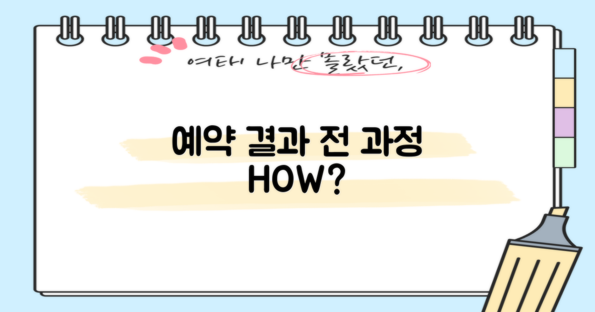예약부터 결과까지, 어떻게?