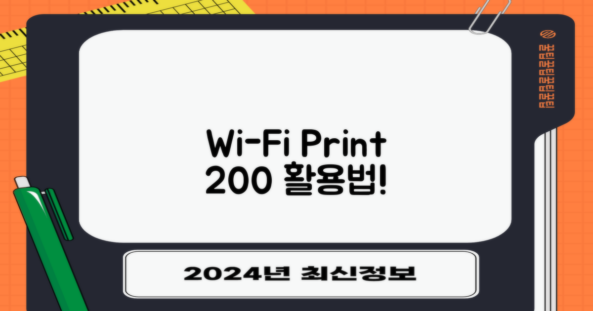 와이파이/프린트 200% 활용